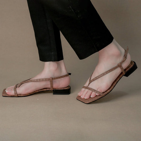 Basic Comfort Sandals Brown - Fivo