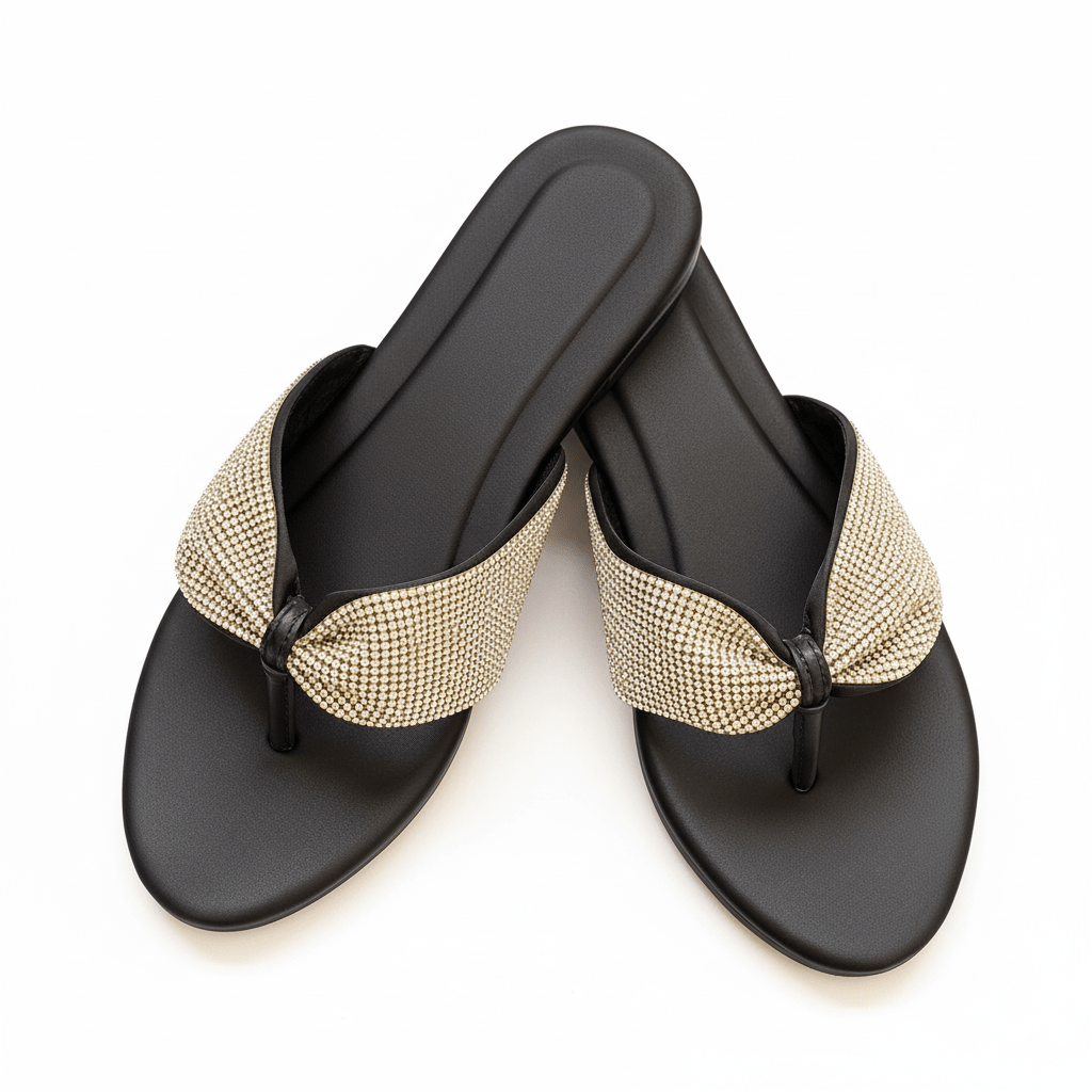 Gold Crystal Thong - Fivo
