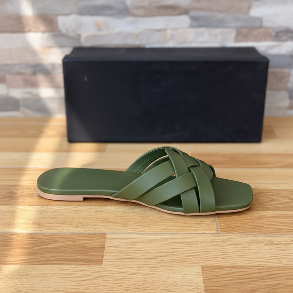 Zara Strappy Green