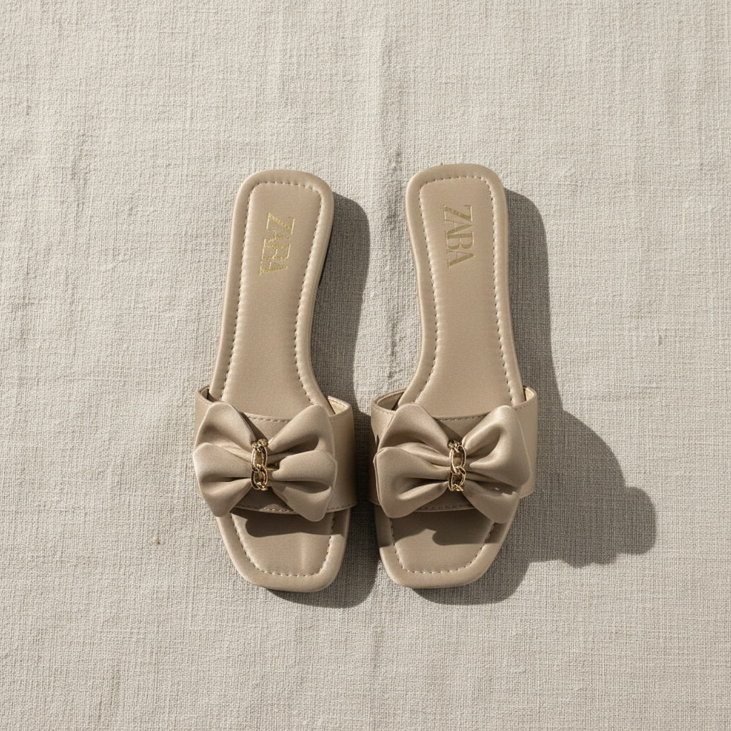 Top Angle Bow Slipper