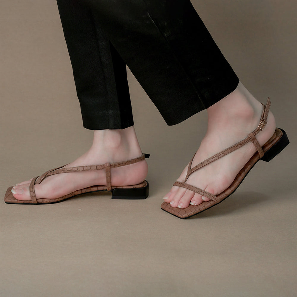 Basic Comfort Sandals Brown
