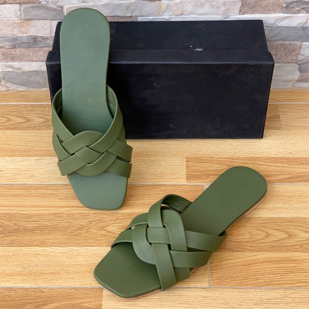 Zara Strappy Green