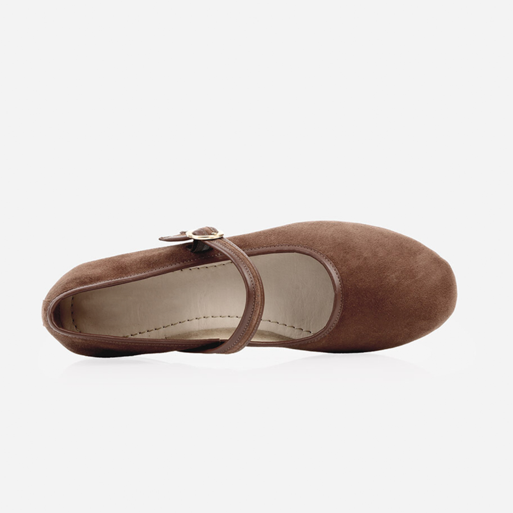 Brown Luxe Flats