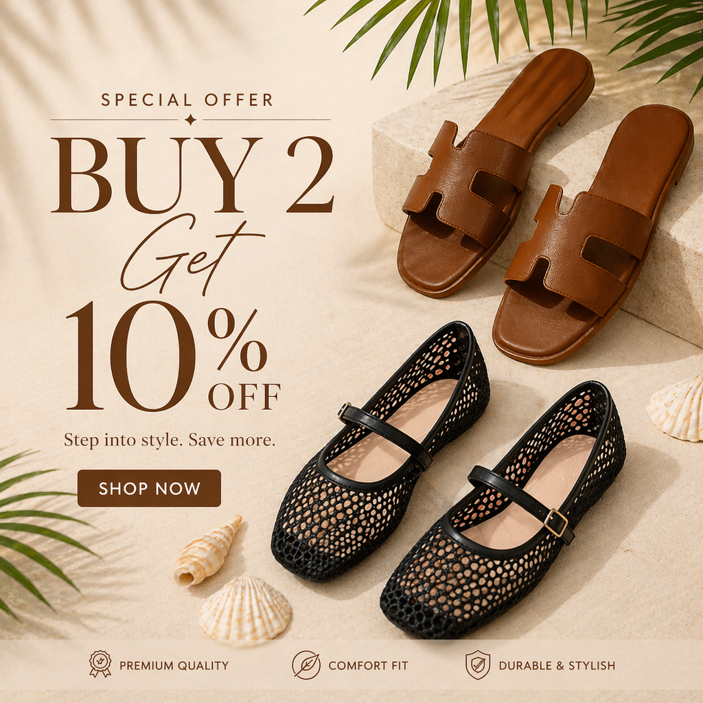 Buy 2 Get 10% Off – Women's Sandals Special Deal (02)