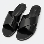 Black Flat Slipper