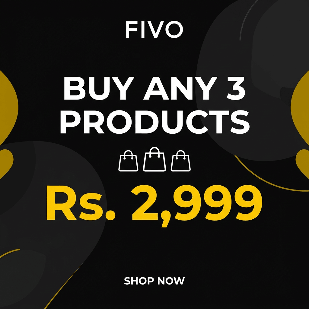 Any 3 Products for Rs. 2,999 - Fivo