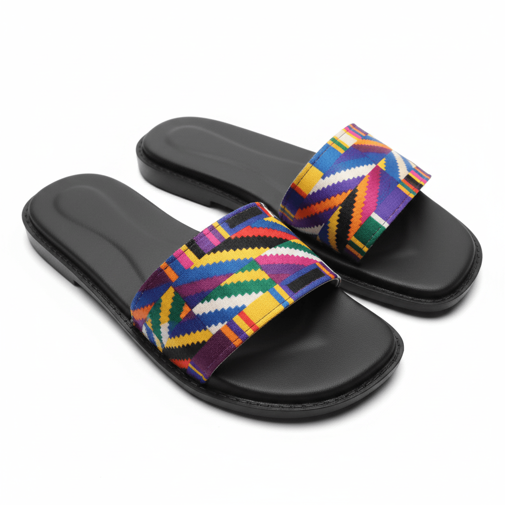 Aztec Black Slipper - Fivo