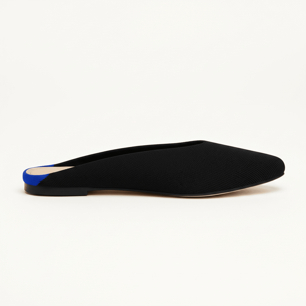 Black Knit Mule - Fivo