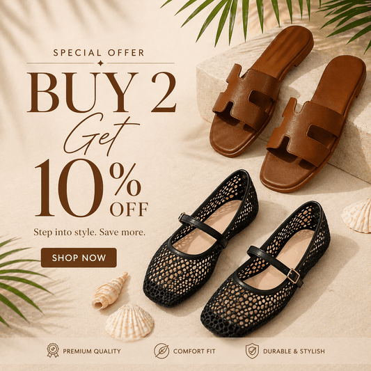 Buy 2 Get 10% Off – Women's Sandals Special Deal (02) - Fivo
