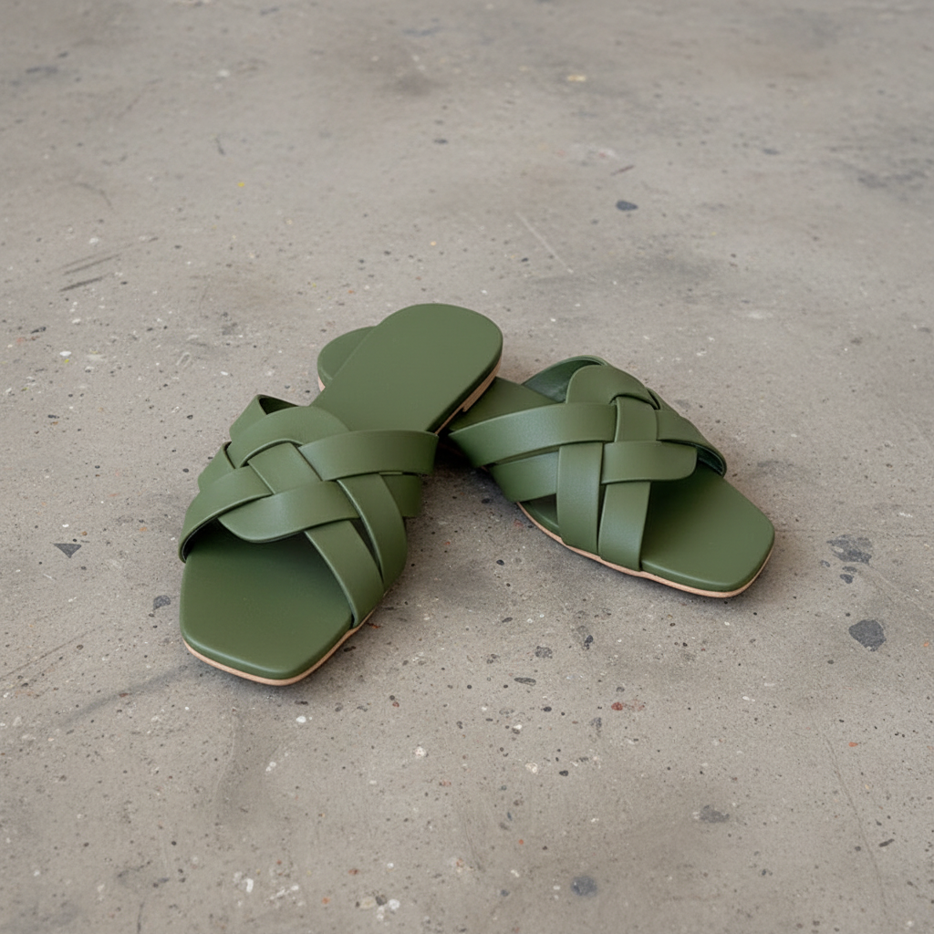 Zara Strappy Green