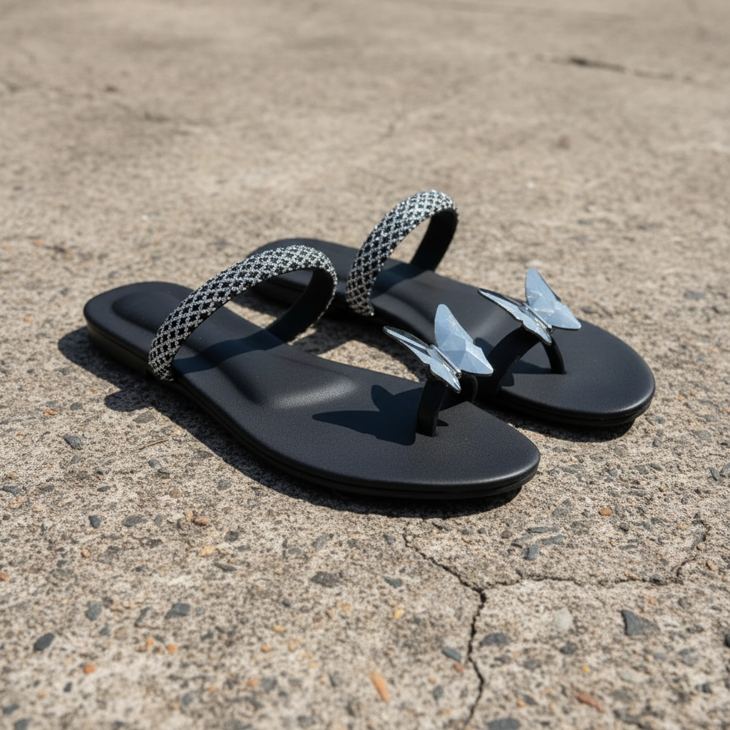 Closeup Butterfly Slipper