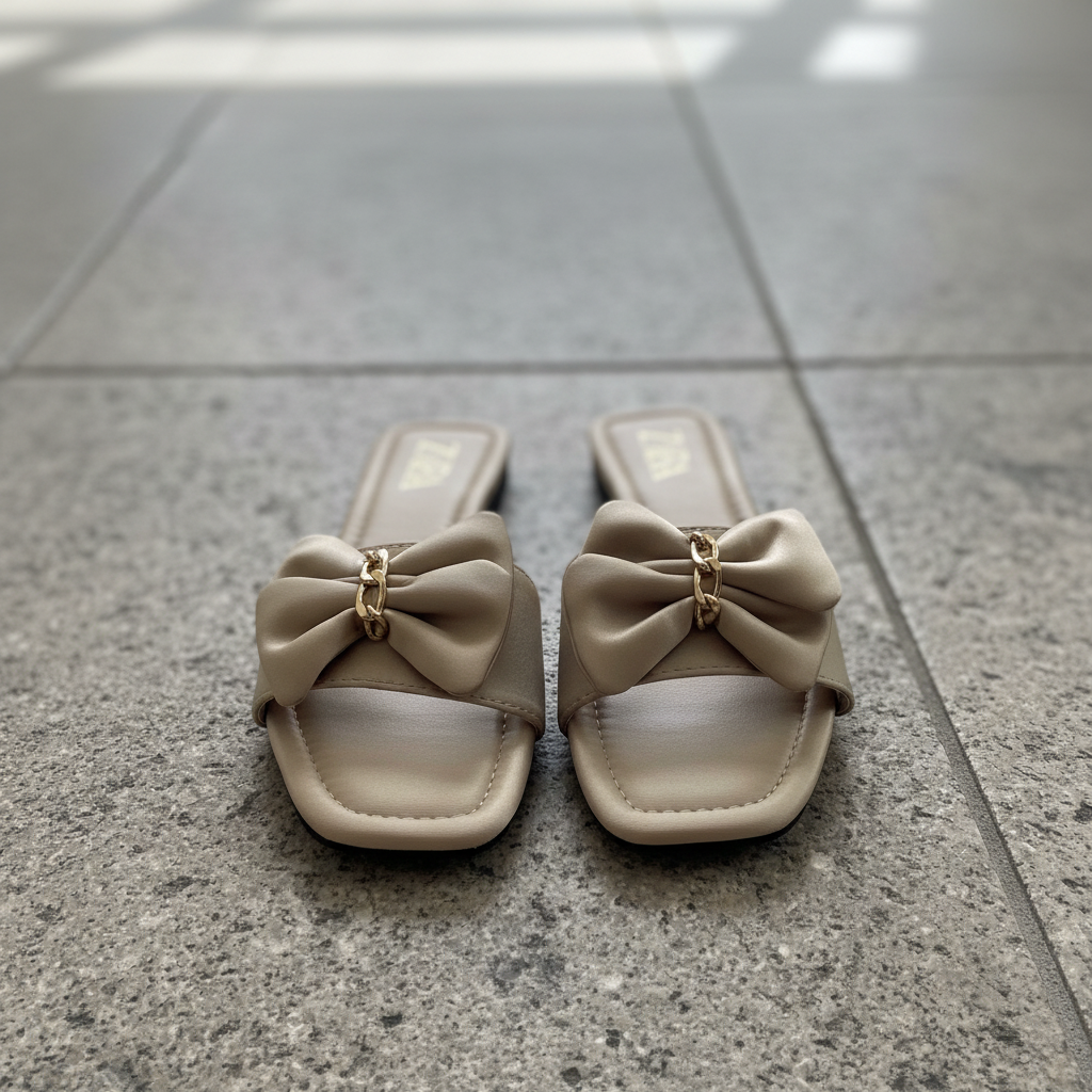 Front Angle Bow Slipper