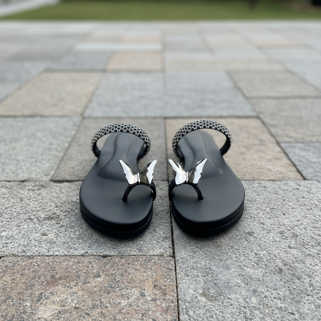 Front Angle Butterfly Slipper