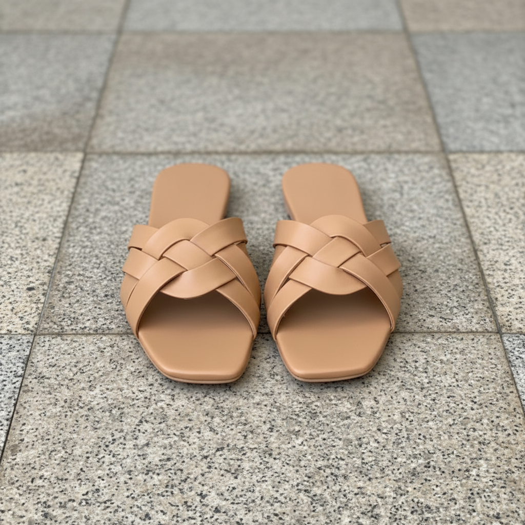 Front Angle Nude Slipper