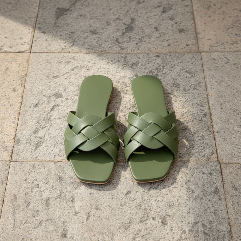 Zara Strappy Green
