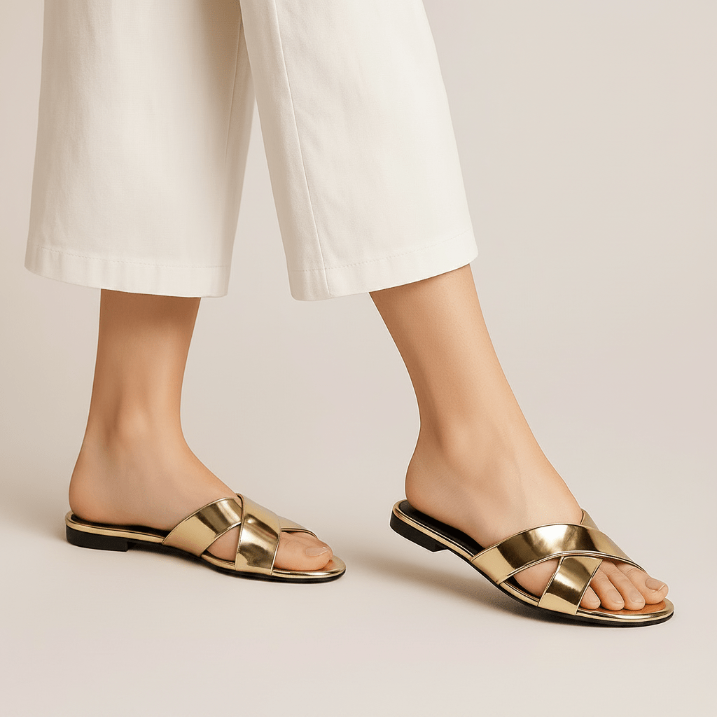 Golden Flat Slipper - Fivo
