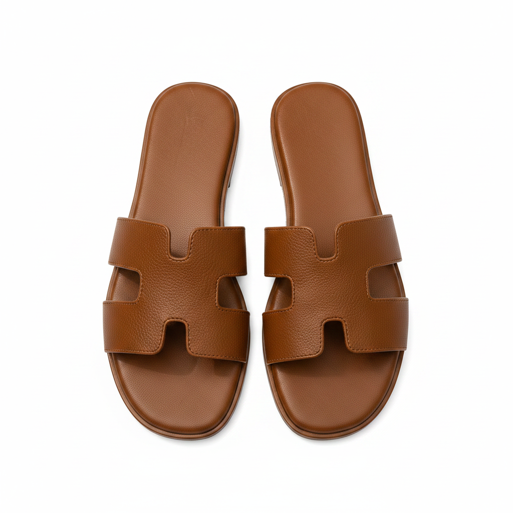 H-Type Slipper Pair Top View