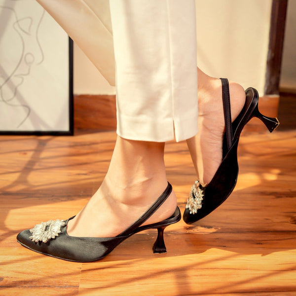 Christina Slingback Heeled Sandal