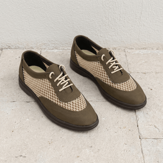 Lace-Up Shoes – Olive - Fivo