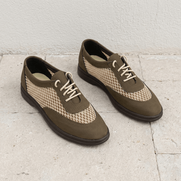 Lace-Up Shoes – Olive - Fivo
