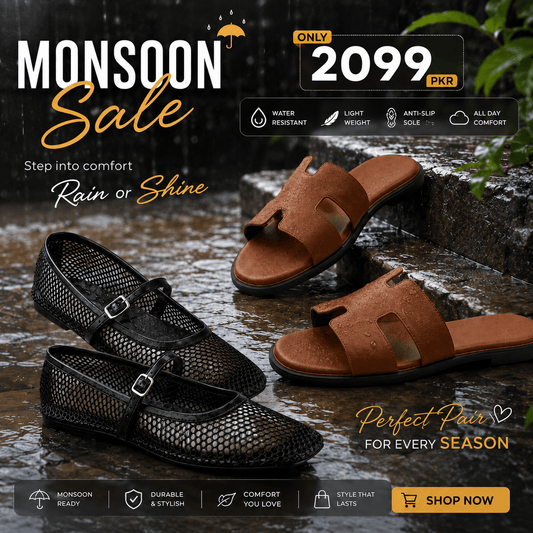 Monsoon Sale Buy 2 Get 10% Off – Women's Sandals Special Deal (02) - Fivo