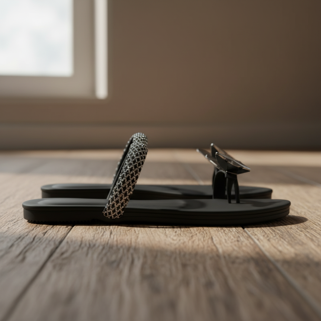 Side Angle Butterfly Slipper
