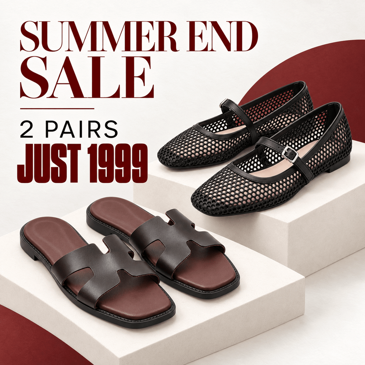 Summer End Sale Buy 2 Get 10% Off – Women's Sandals Special Deal (02) - Fivo