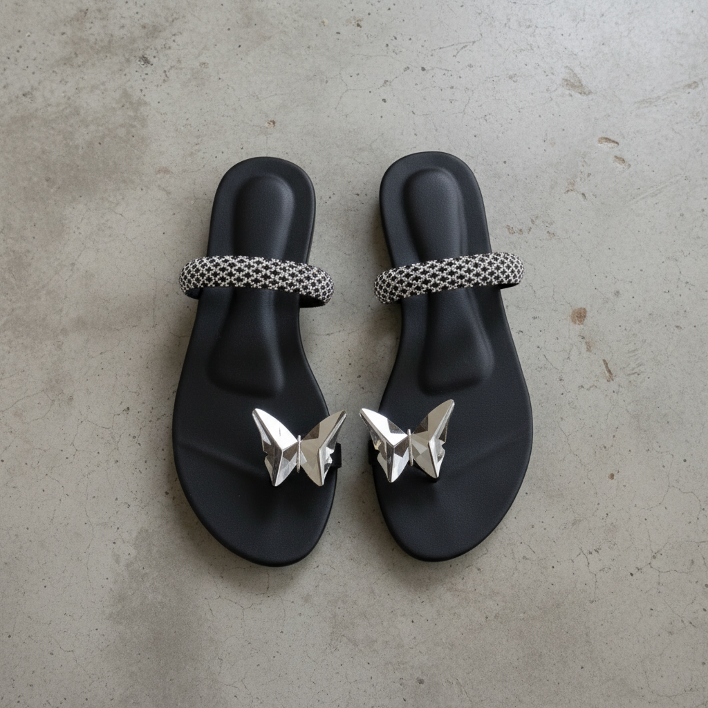 Top Angle Butterfly Slipper