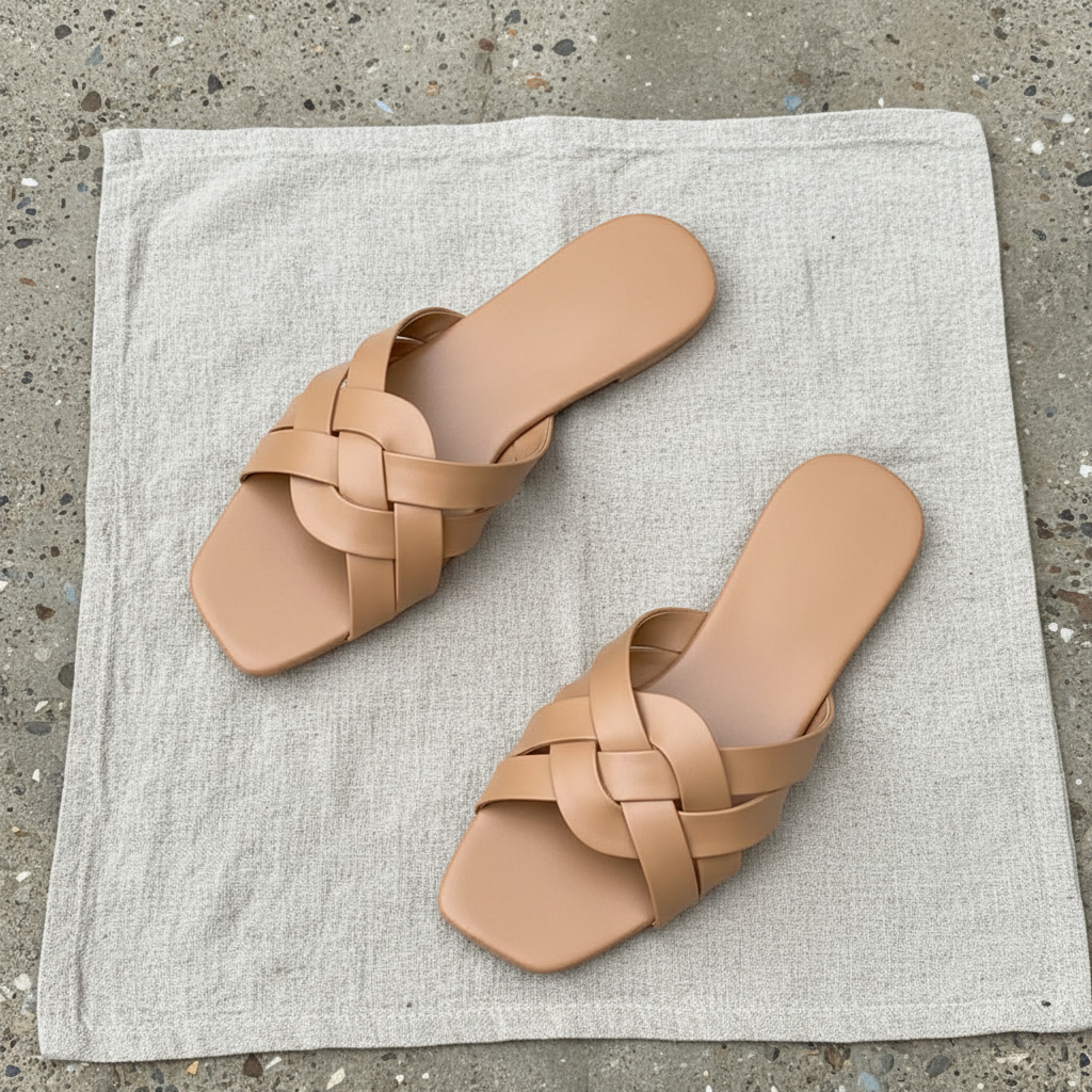 Top Angle Nude Slipper