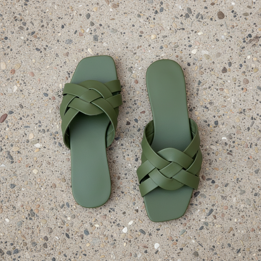 Zara Strappy Green