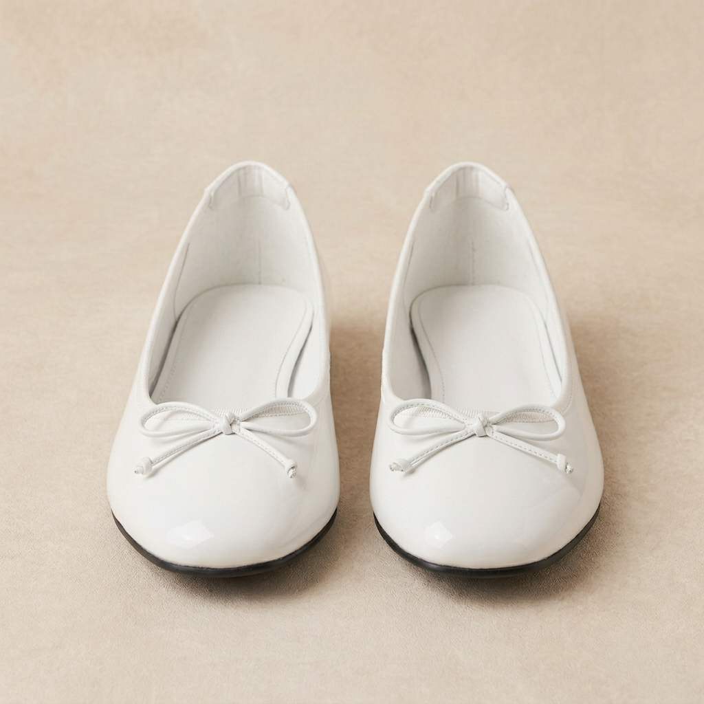 White Bow Flats front view